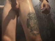 First cum at the gym. New Year cruising and jerkking at the locker room.