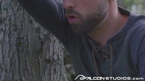 FalconStudios - Bearded Stud Gets Ass Plowed By Stranger In The Woods