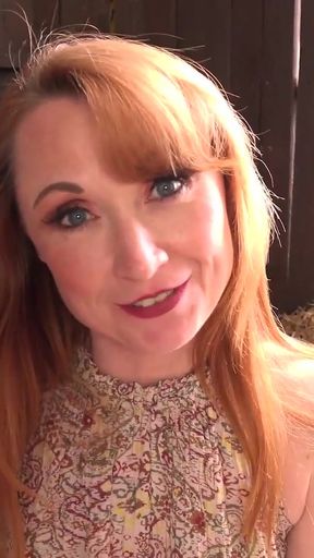 Horny Redhead MILF Housewife Lily Sucks Your Cock in the Barn   Clip 1