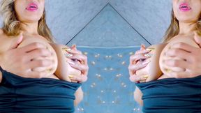 Sexy mature wants you to cover her tits with milk!!