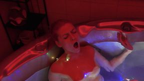 vibrator and sperm in the jacuzzi