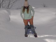 Winter Pee of Katya Clover