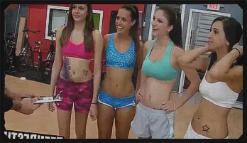 Hot Babes in Intense Group Training