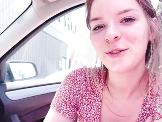DEEP GORGE in a TEST CABINET !!! Risky sex in public ! ALLICE STORIE's Ep.3