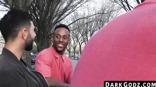 DarkGodz.com - Muscular ebony hunk's raw, balls-deep domination of a white man