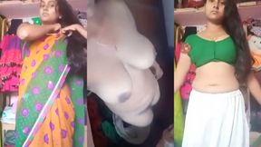 Bored boudi taar premik ke khushi korlo MMS er maddhome