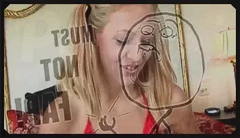 Petite Blonde Leah Luv Deep Throat Workout