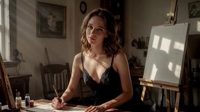 i fucked my friend s girlfriend with the big ass in her art studio while he went to get us some coffee[ai]