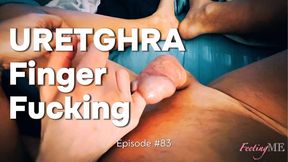 FeetingMe 83 | URETHRA PLAY WITH FINGERS and TOES, CUM ON FEET