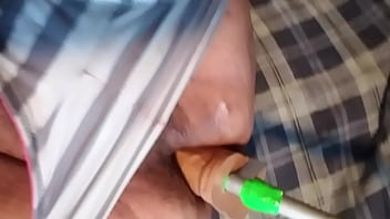 Boy pussy huge dildo