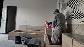 The Construction Worker Was Very Pleased When He Received a Visit From His Bosses at the Construction Site.
