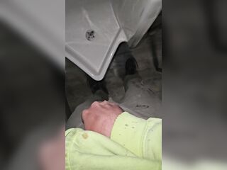 I LOVE PEEING ❤️ Perfect Urinal at My Beloved Warehouse ???? pissing from my petite rod with foreskin and massive balls