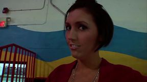 Blonde MILF Dylan Ryder deep throats and rides big cock