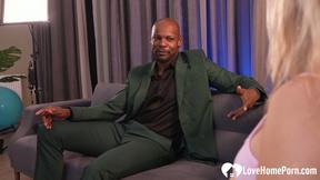 Getting my first BBC during an interview