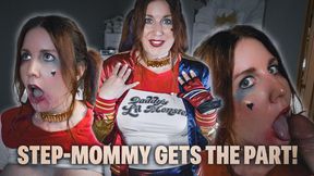 Step-Mommy gets the Part! Harley Quinn Cosplay