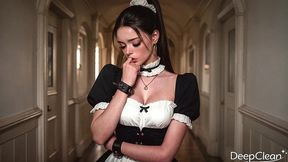 i slept with the new 18-year-old maid while my wife was at work... she gave such a professional blowjob![ai]