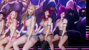 Dead Or Alive MMD Wiggle Wiggle PMV - Honey Select 2