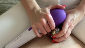 Chastity Ruined Orgasm & Clean up