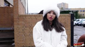 german scout - skinny teen mini mitzi with small tits pick up for no condom casting fuck