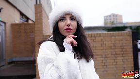 german scout - skinny teen mini mitzi with small tits pick up for no condom casting fuck