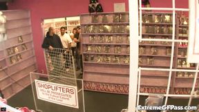 ”Dirty sex shop threeway”