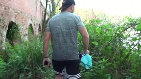 Sucked and used raw by Stepdaddy in exhibit outdoor cruising