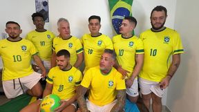 yuri gaucho - surucopa - gangbang no ritmo da copa - jogadores dotados entrando com bola e tudo!
