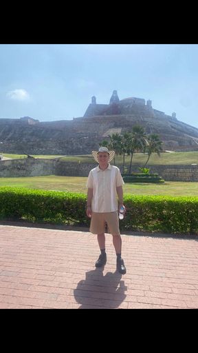 Walking Through the Castle of Cartagena and I Take off My Shoes to Rest so That You Can Worship My Feet