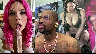 AI-generated first-time teen takes massive cock and gives sloppy facials