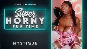 Ebony Goddess Mystique in Mystique - Super Horny Fun Time