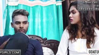 Indian desi Sexy Girlfriend Hardcore Sex With her Boyfriend and Father Threeesome sex