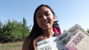 May Thai gives up her Asian pussy for some cash