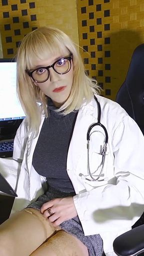 Consultation Hours with Tranny Doc Helena! Let's Test Your Potency! JOI German