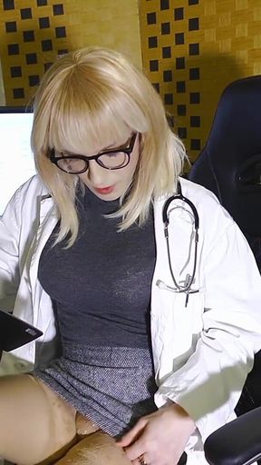 Consultation Hours with Tranny Doc Helena! Let's Test Your Potency! JOI German