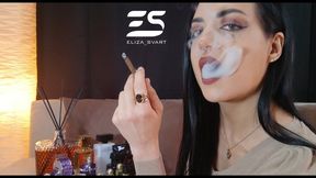 Perfume and cigarettes: a Marlboro leaf cigarillo and Lattafa