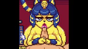 Neko Touch DX pixel art blowjob