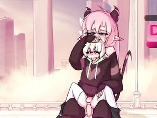 MAX THE ELF : (; ANIMATION ) _ SHEMALE HENTAI _ SHEMALE HENTAI - CHICAS EXPERIMENTAN TRAGANDO EL JIZZ