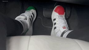 JESS DRIVING A CAR IN NEW SNEAKERS - MOV HD