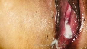 Pinay Teen Shave Pussy Getting Massive Cum Overload Dripping Wet