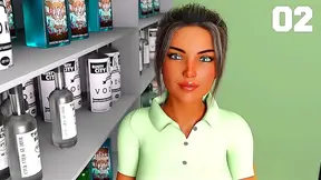 Josy The Busty Store Clerk Seduces You With Her Giant Tits And Curves In 3D Hentai Game