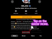 【Ｉカップ変態巨乳女子大生とうふ】GANTZスーツ風コスで立ちオナニーPART2