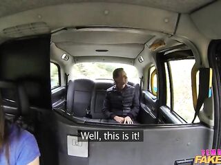 Female Fake Taxi - Impressive Stranger Ditches Date For My Soaked Pussy Hard Fuck & Tongue Cum Load