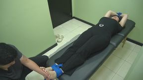 Ticklish KaChan wrapped up fetish session (full body camera)