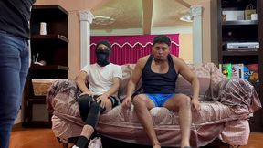 en vivo para un cliente, hice todo lo que me pidio, cogi y me corri a chorros