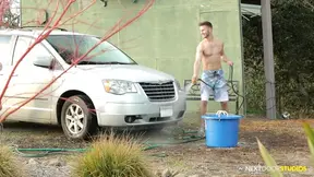 Car washing somehow leads to crazy gay anal sex on the bed