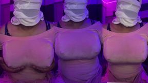 hard nipple show big boobs crossdresser