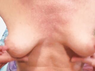 Small Natural Boobs Tease