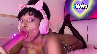 Naughty girl squirting and enjoying masturbation a lot