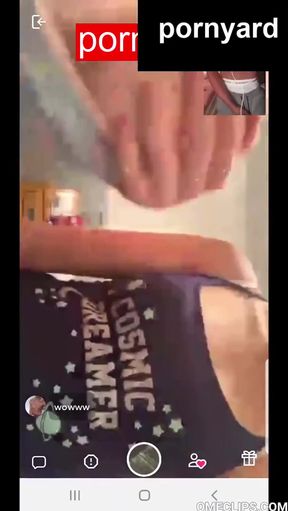 Amateur teen reacts to homemade porn