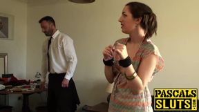 Slut Liz takes deepthroat and cowgirl rides while getting face fucked